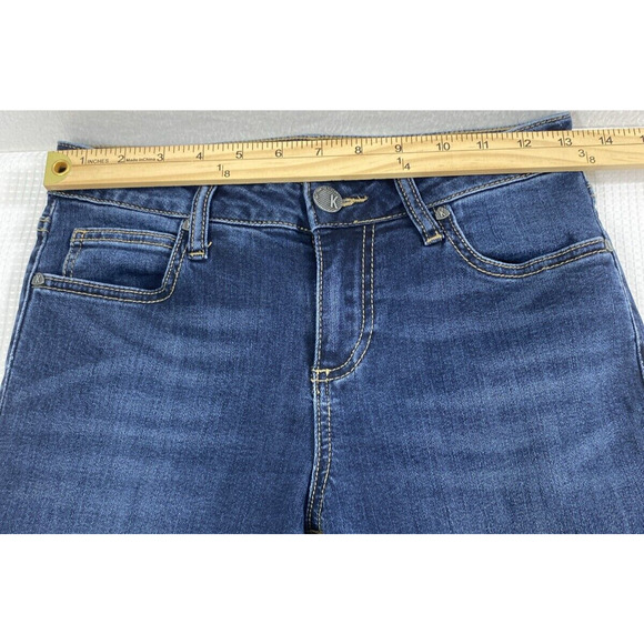 Kut from the Kloth Jeans Womens Size 4 Skinny Dark Wash Denim Stretch Casual - Picture 6 of 13